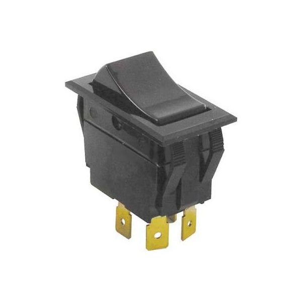 Rocker Switch 7/8 x 1-1/2" DPST For Cres Cor, CRE0808-116K